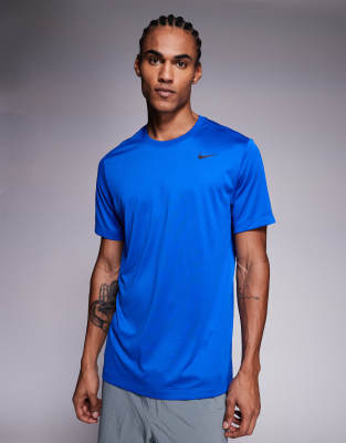 Nike Training - Legend - T-shirt à logo - Bleu
