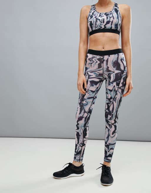 Nike marble print store leggings