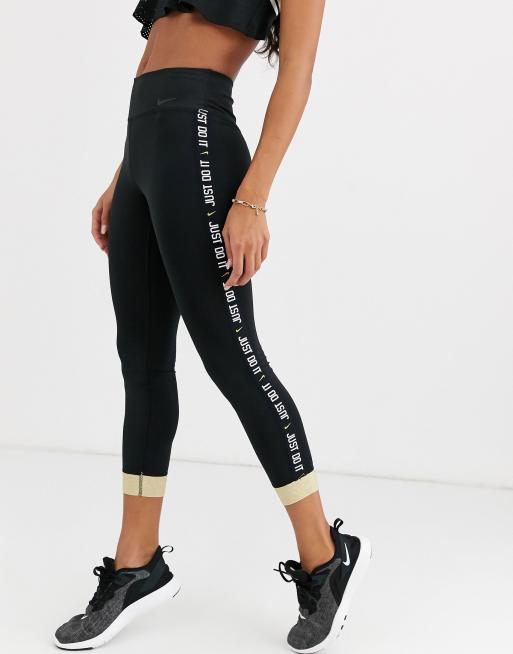 Nike gold store sparkle leggings