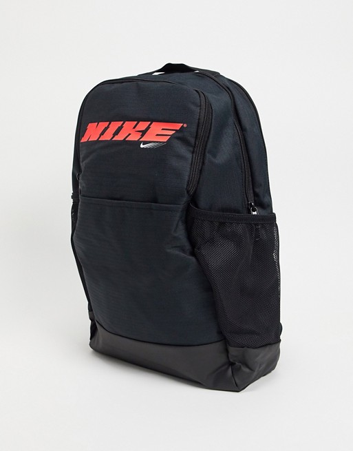Nike Training logo backpack in black