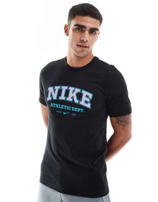 logo t-shirt in black