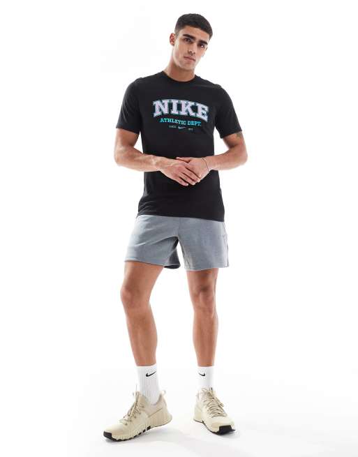 Nike Training logo t-shirt in black