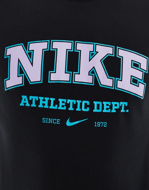 Nike Training logo t-shirt in black