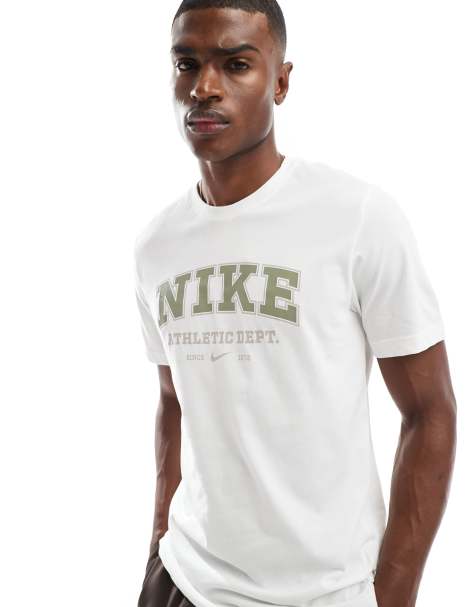 Nike Training logo t-shirt in white - view 1
