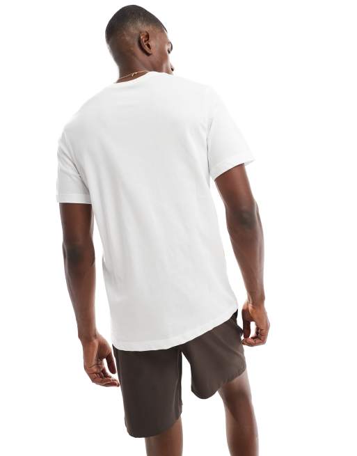 Nike Training logo t-shirt in white