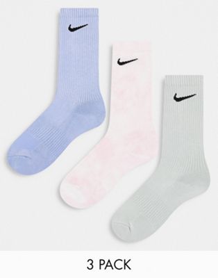 Nike Training - Lot de 3 paires de chaussettes - Pastel | ASOS