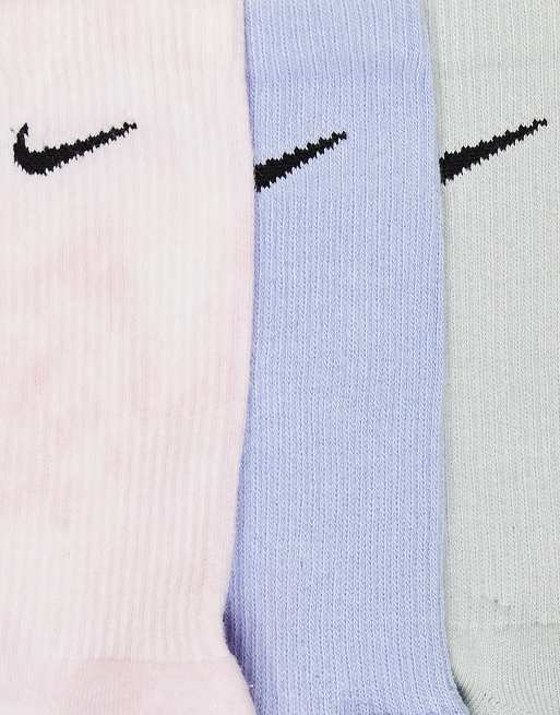 Nike Training Lot de 3 paires de chaussettes Pastel