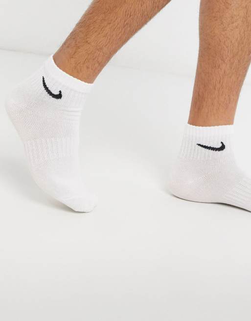 Nike Chaussettes Ankle 3 Paires Blanc - Sous-vêtements Chaussettes