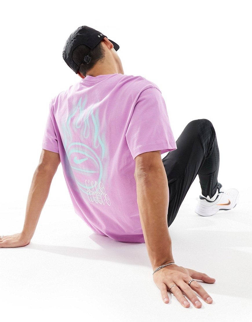 Nike Training M90 Swoosh t-shirt in purple