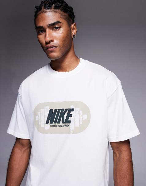 Nike Training - M90 - T-shirt bianca con grafica - view 1