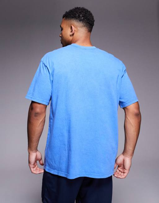 Nike Training - M90 - T-shirt blu con grafica, 4 di 4