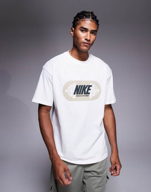 Nike Training – M90 – T-Shirt in Weiß mit Grafik, 4 von 4