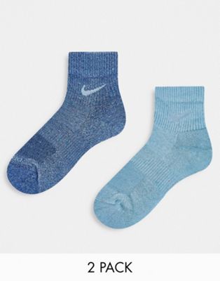 Nike Training marl socks in blue