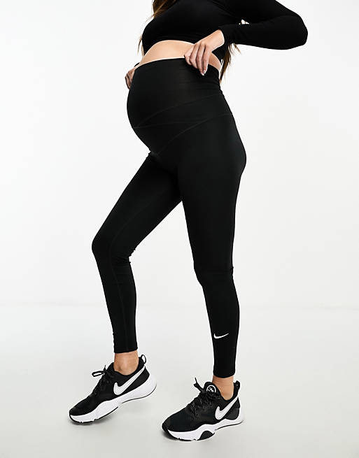 Nike Training Maternity Dri-FIT leggings in black
