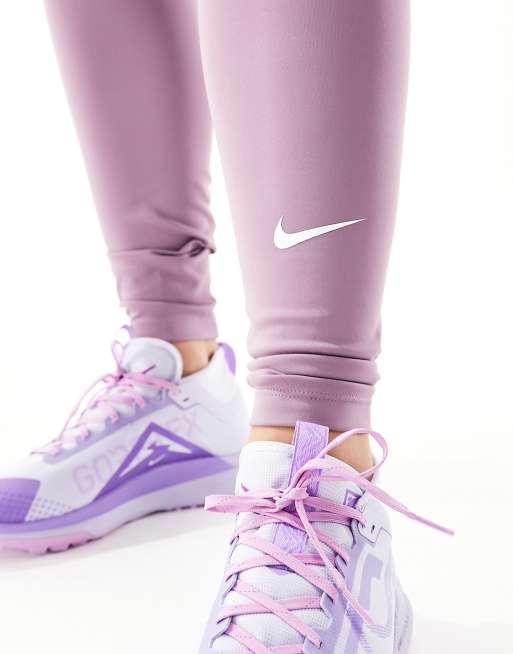 Nike Training Maternity One Dri-Fit leggings in violet dust