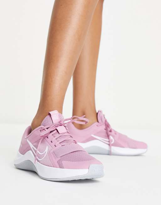 Black and deals pink nike trainers