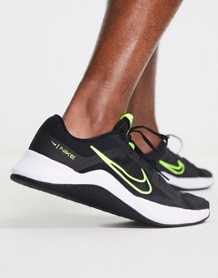 Nike Training MC 2 Trainers in black and volt  - ASOS Price Checker