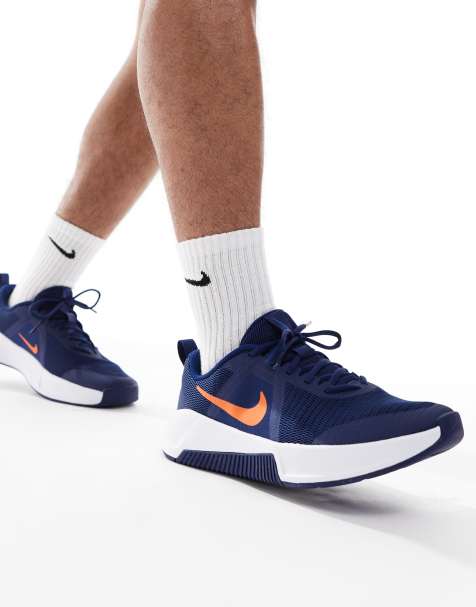 Nike Training MC 3 sneakers in blue and orange - view 1