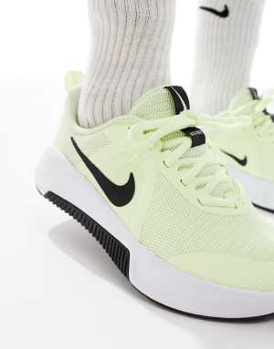 Nike Training MC 3 trainers in lime green and white