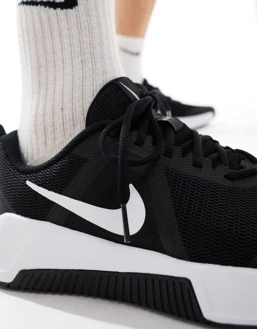 Nike Training MC Trainer 3 sneakers in black and white