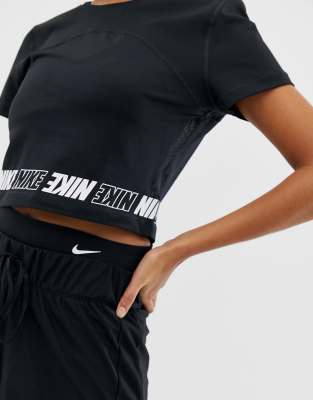 Кроп топ Nike с длинным рукавом