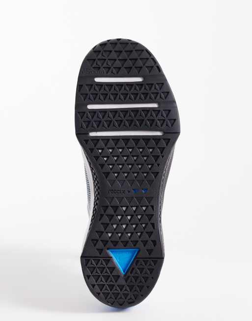 Nike Training Metcon 10 trainers in white and blue, 4 of 5