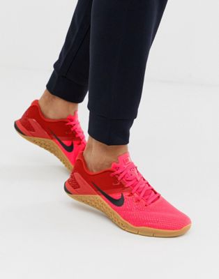 Nike Training Metcon 4 trainers in red | ASOS