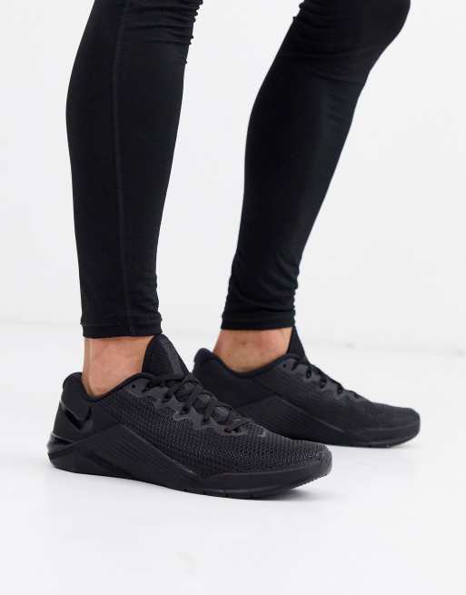 Nike Training Metcon 5 trainer in black ASOS