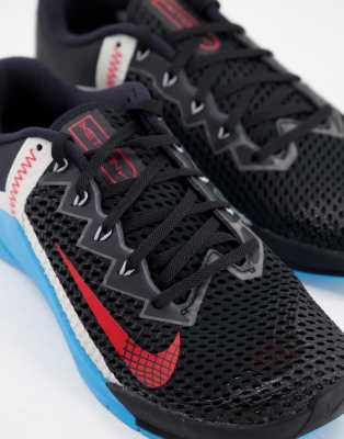 nike metcon black red