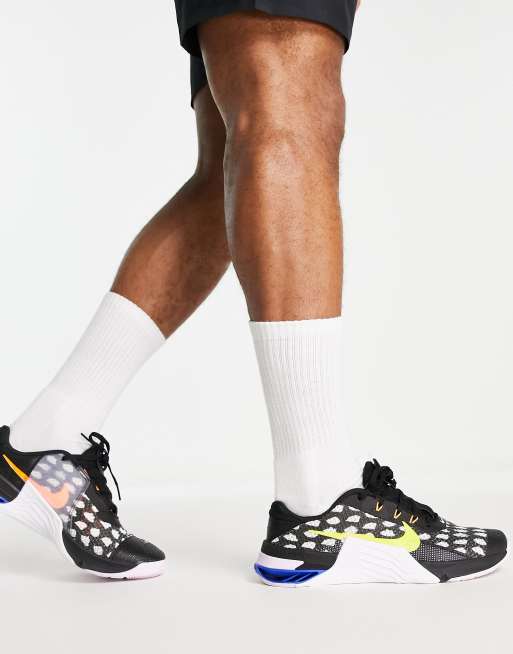 Nike Training - Metcon 7 - Sneakers i sort og gul