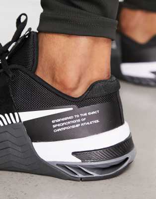 Nike Training Metcon 8 sneakers in black and gray | ASOS