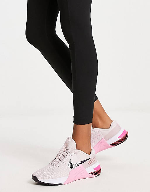 Nike Training Metcon 8 trainers in light pink | ASOS