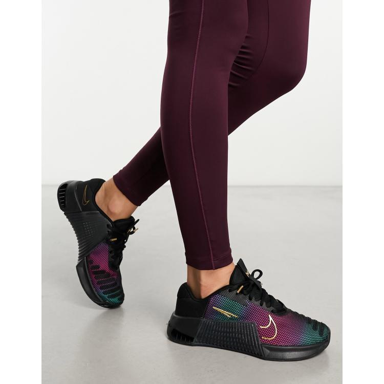 Nike women's metcon outlet metallic