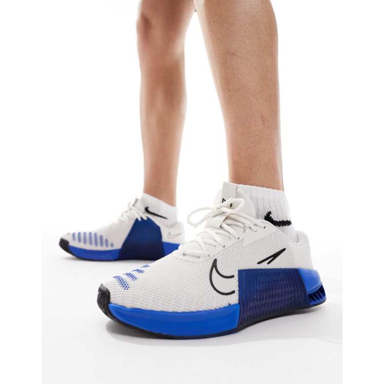Nike Training Metcon 9 sneakers in white and blue | ASOS