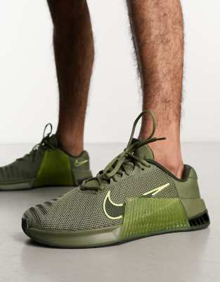 Nike Training Metcon 9 trainers in khaki-Green