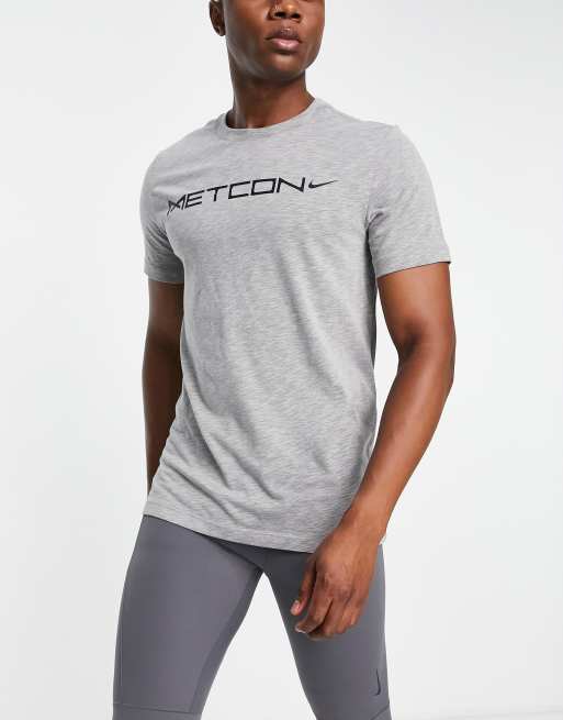 Nike Training - Metcon - Dri-FIT - Training met print in grijs