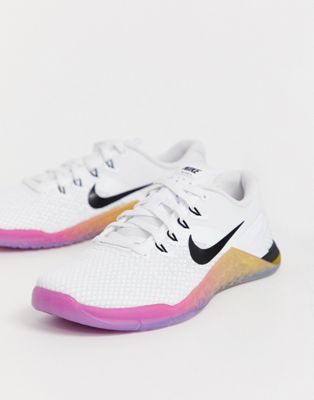 Nike Training Metcon Trainers In White 