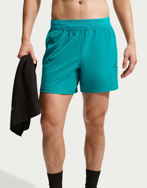 Nike Training Miler Dri-FIT 6 inch shorts in teal, 2 of 4