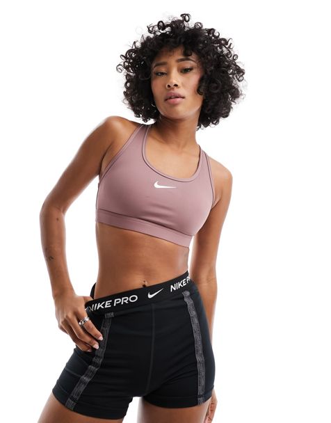 Nike Training Alate Dri-FIT bra in black