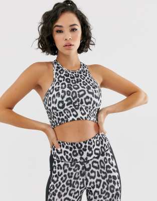 nike everything leopard sports bra