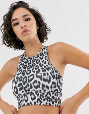 nike leopard top