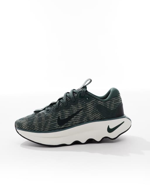 Nike Training Motiva trainers in dark green ASOS