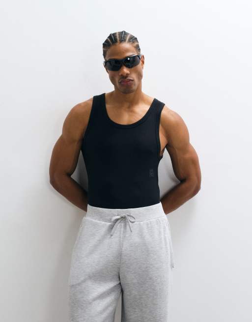 Nike Training - NAC - Débardeur nervuré en tissu Dri-FIT - Noir, 2 de 5