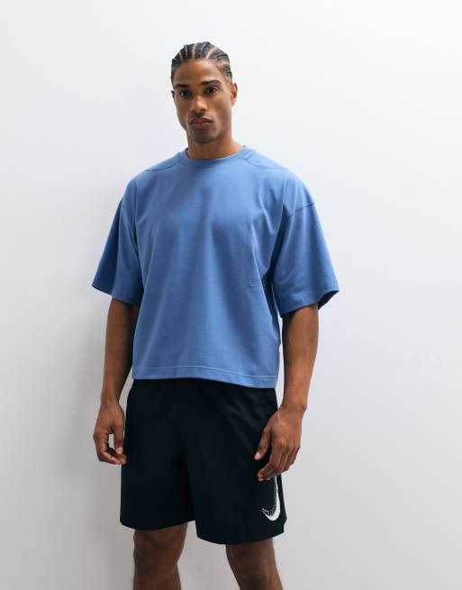 Nike Training NAC Dri-FIT boxy T-shirt in blauw, 5 van 5