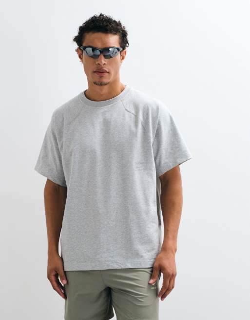 Nike Training NAC Dri-FIT oversized short sleeve top in grey, 2 of 5