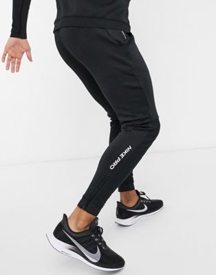 nike training npc joggers in black