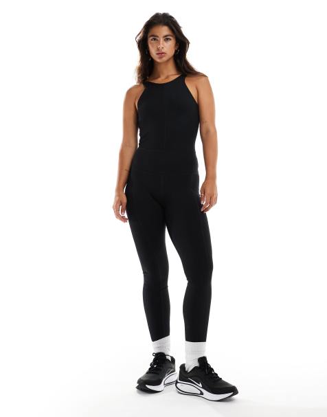 Nike Training One bodysuit in black - view 1