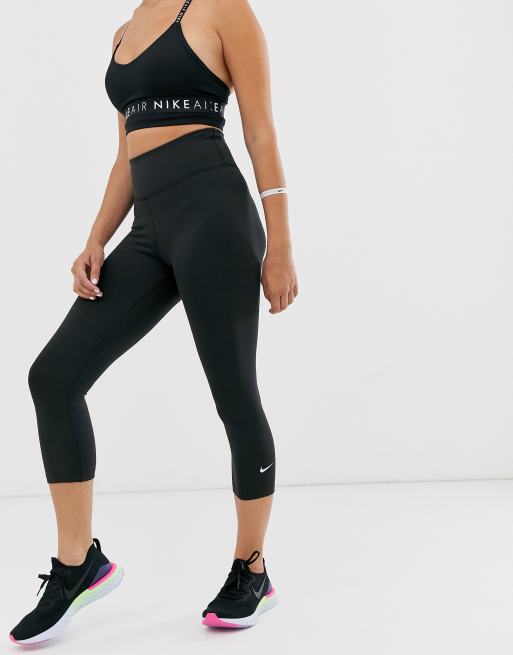 Nike Womens One Capri Leggings - Black