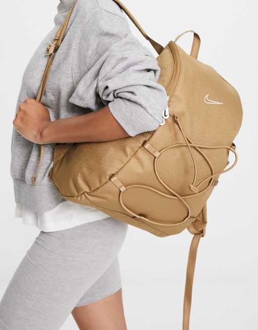 Nike Training One Club backpack bag in stone