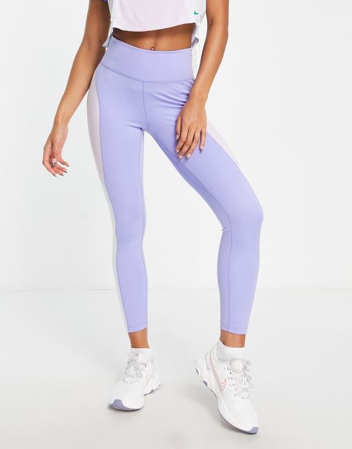 Nike Womens Training One Sculpt tight 7/8 leggings in colour block